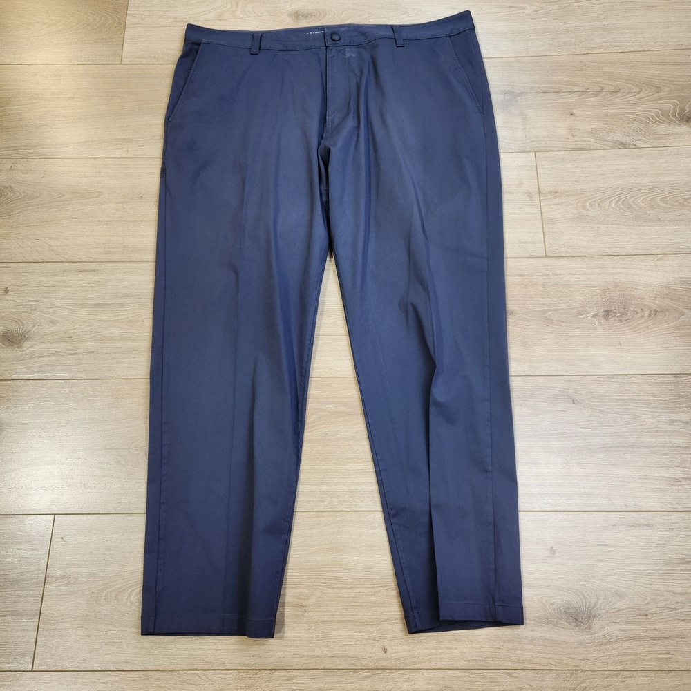 Rhone Commuter Classic Pants Mens 40x30 Blue Chino Microfiber Travel 100161 Tech